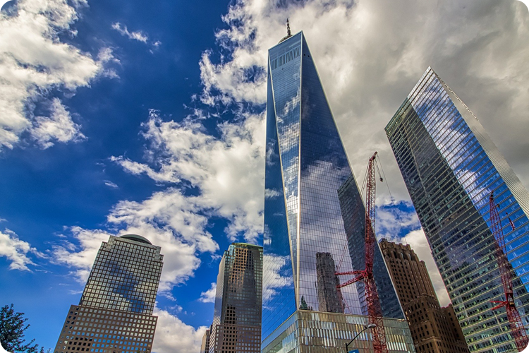 도심 빌딩 전경